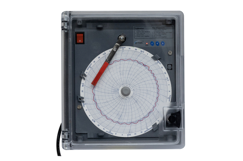 6 Inch 1 Pen Circular Chart Recorder Without Display Inktype