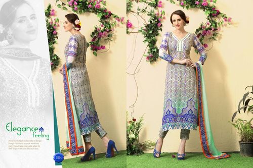 Designer Cotton Printed Salwar Suit Material