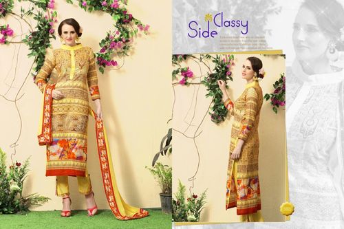 Designer Cotton Printed Salwar Suit Material