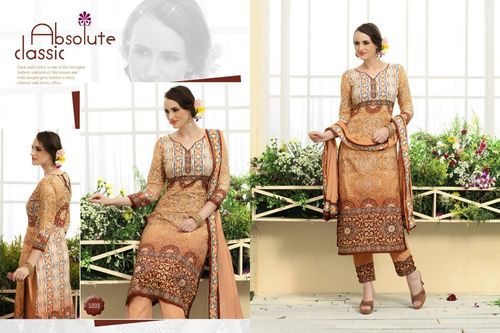 Designer Cotton Printed Salwar Suit Material