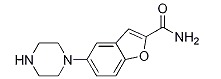 1-(2-Aminocarbonylbenzofuran-5-yl)piperazine/ 183288-46-2