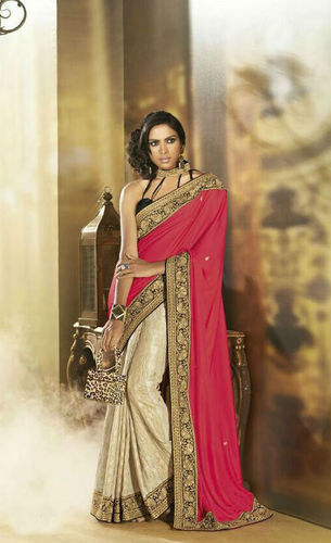 Lutrous Designer Saree With Phenomenal Colour Combination