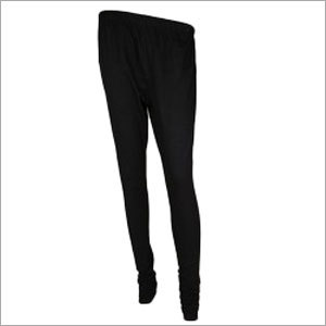 Black Cotton Lycra Leggings