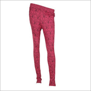 Pink Jacquard Designer Leggings