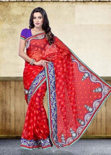 Patch work saree