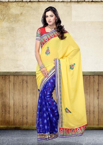Patch work saree