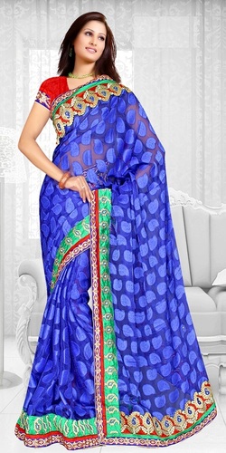 Patch work saree