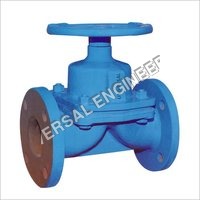 CAST IRON DIAPHRAGM VALVE FLANGED ENDS