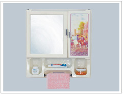 Gold Color Mirror Cabinet