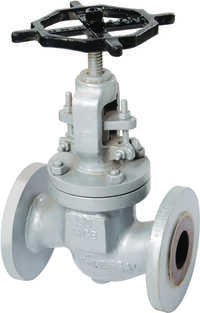 CAST STEEL (WCB) GLOBE VALVE ND-40 FLANGED ENDS