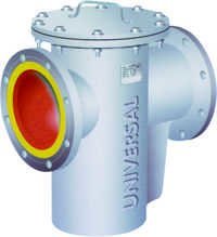 CAST STEEL / CAST IRON BUCKET / POT TYPE STRAINER FLANGED ENDS