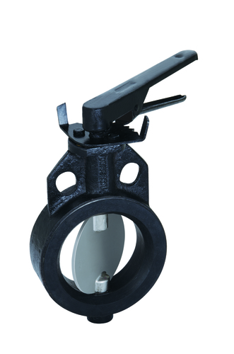 CAST IRON BUTTERFLY VALVE S.S 304 DISC WAFER TYPE