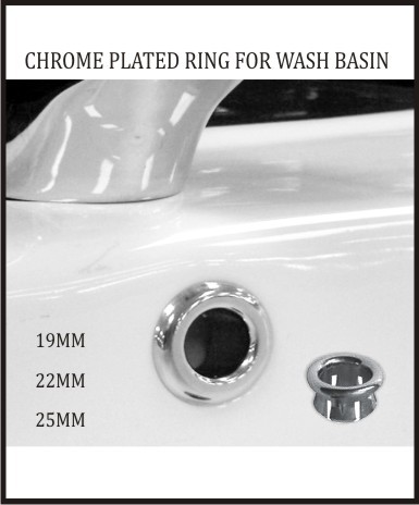 Chrome Plated Ring For Wash Basin
