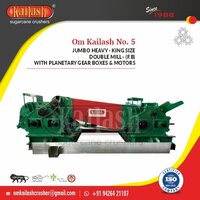 Double Mill with Planetary Gear Box Sugarcane Crusher
