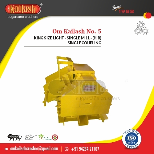 Single Mill and Coupling Sugarcane Crusher