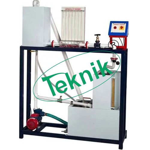 Bernoulli Apparatus - Stainless Steel Inlet Tank 20 Ltrs Supply Tank 85 Ltrs Measuring Tank 40 Ltrs 9 P.U. Piezometer Tubes | Fluid Machines Equipment Experimental Verification of Bernoulli's Theorem