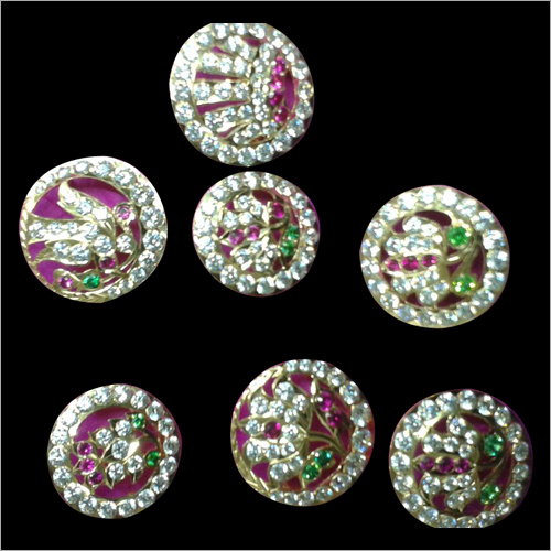 Fashion Jewellery - Metal and Stones, Pink, Polished Finish | Elegant Design, Versatile Use, Giftable, Durable Materials