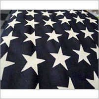 Designer Printed Flock Fabric