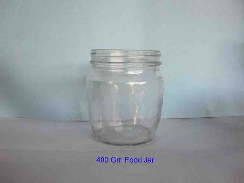 Transparent Round Glass Jar