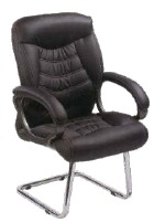 Director Series Chairs - Leatherette, 45x50x110 cm, Black, Steel Frame | Swivel Base, Ergonomic Design, Lumbar Support, Comfortable Seating