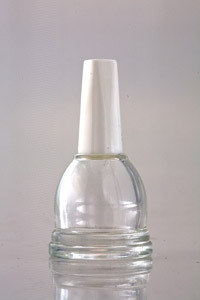 Transparent Empty Nail Polish Bottle With Cap