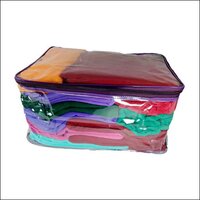 PVC shopping bags with zipper for packing