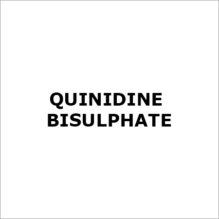 Quinidine Bisulphate