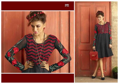 GEORGETTE DESIGNER KURTI