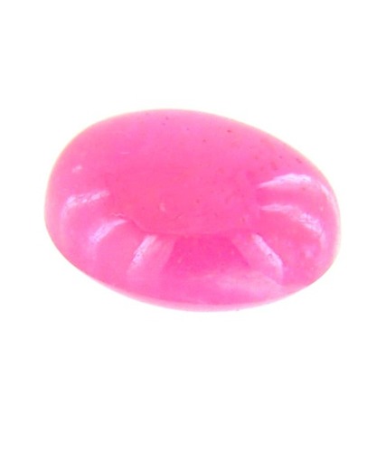 Certified Oval Cabochon Shape Precious Ruby Gemstone