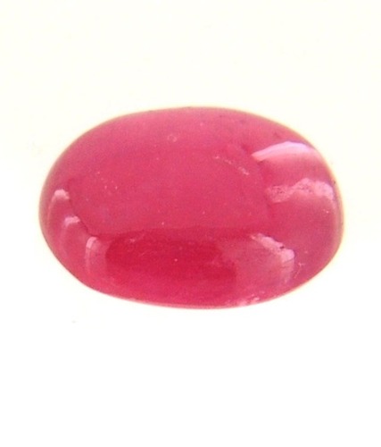 Cabochon Shape Precious Ruby Gemstone