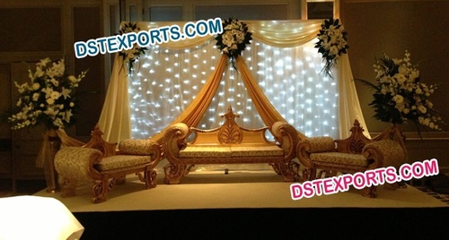 ASIAN WEDDING MAHARAJA SOFA SET