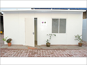 Prefabricated Office Cabins - Steel Material, High Strength & Impact Resistant | Corrosion Resistant, Elevated Durability