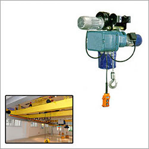 Blue & Green Industrial Electric Hoist