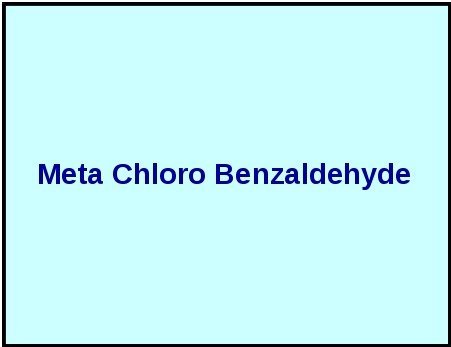 Meta Chloro Benzaldehyde Application: Industrial