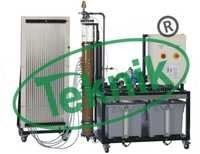 Depth Filtration - Sand Filter 200mm Od X 150mm Id X 1660mm H | 20 Tube Manometers, Raw & Backwash Pumps, Adjustable Filter Velocity