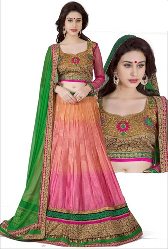 BEIGE & PINK CLASSIC LEHNGA CHOLI