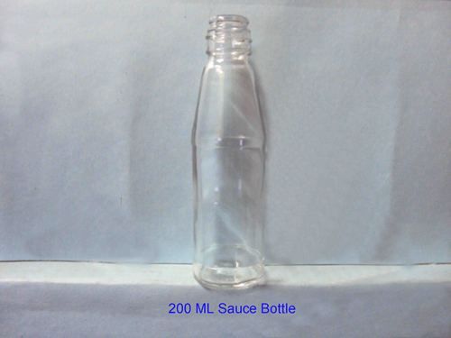 Transparent Colors Sauce Glass Bottles