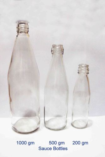 Transparent Colors Sauce Bottles
