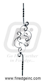 Wrought Iron Decorative Panel
