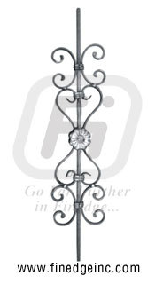 Wrought Iron Decorative Panel