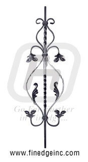 Wrought Iron Decorative Panel