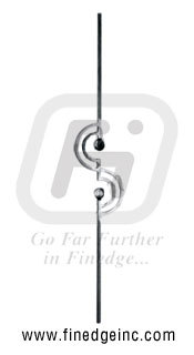 Wrought Iron Decorative Panel - Wrought Iron 12x12 Inch Base, 840x160x12mm | Elegant Design, Durable, Weather Resistant, Powder Coated Finish