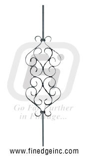 Wrought Iron Decorative Panel