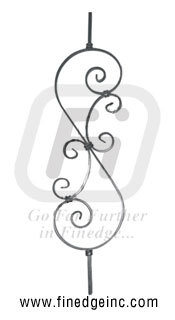 Wrought Iron Decorative Panel