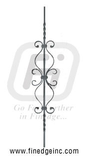 Wrought Iron Decorative Panel