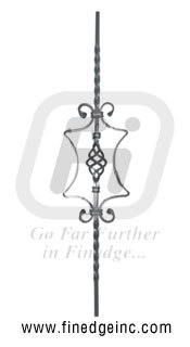 Wrought Iron Decorative Panel