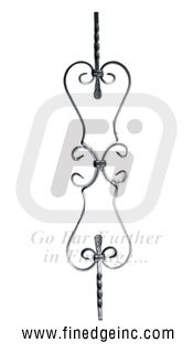 Wrought Iron Decorative Panel