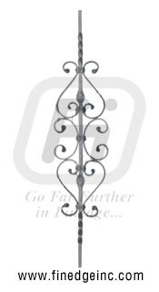Wrought Iron Decorative Panel