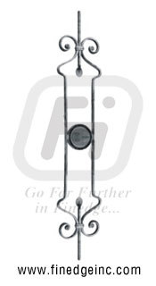 Wrought Iron Decorative Panel