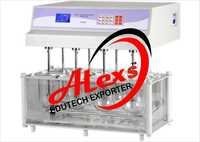 Alex-235td Tablet Dissolution Apparatus - Corning Glass Vessel, Stainless Steel Shaft & Basket | 30.5x20.5x23 Cm Water Bath, Maintains 47â°c Â±0.5â°c Temperature, Variable Speed Motor